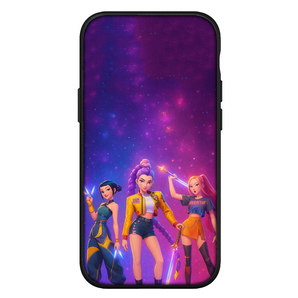 Für Samsung Galaxy S25 S24 S23 S22 Ultra FE Plus A17 A37 A57 A56 A55 A06 A16 A15 A36 A26 A35 A05 A25 A54 A34 Hülle Rumi Mira KPop Dämon Zoey Hunters X