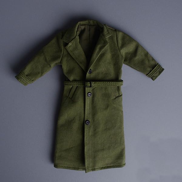 1/12 scale fashion coat, windbreaker, military British long trench coat (body, head, shoes, etc. not included)
