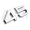 30TFSI 35TFSI 40TFSI 45TFSI 50TFSI 55TFSI Cromo Argento Lettere Emblema Distintivo Logo Baule Auto Adesivo per Audi A4 A5 A6 Q3 Q5 Q7