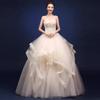 Hochzeitskleid flauschiger Rock komplett Braut große Größe Studio neu schwangere Frauen schlank Koreanisch 1011 Hochzeitskleid Neckholder