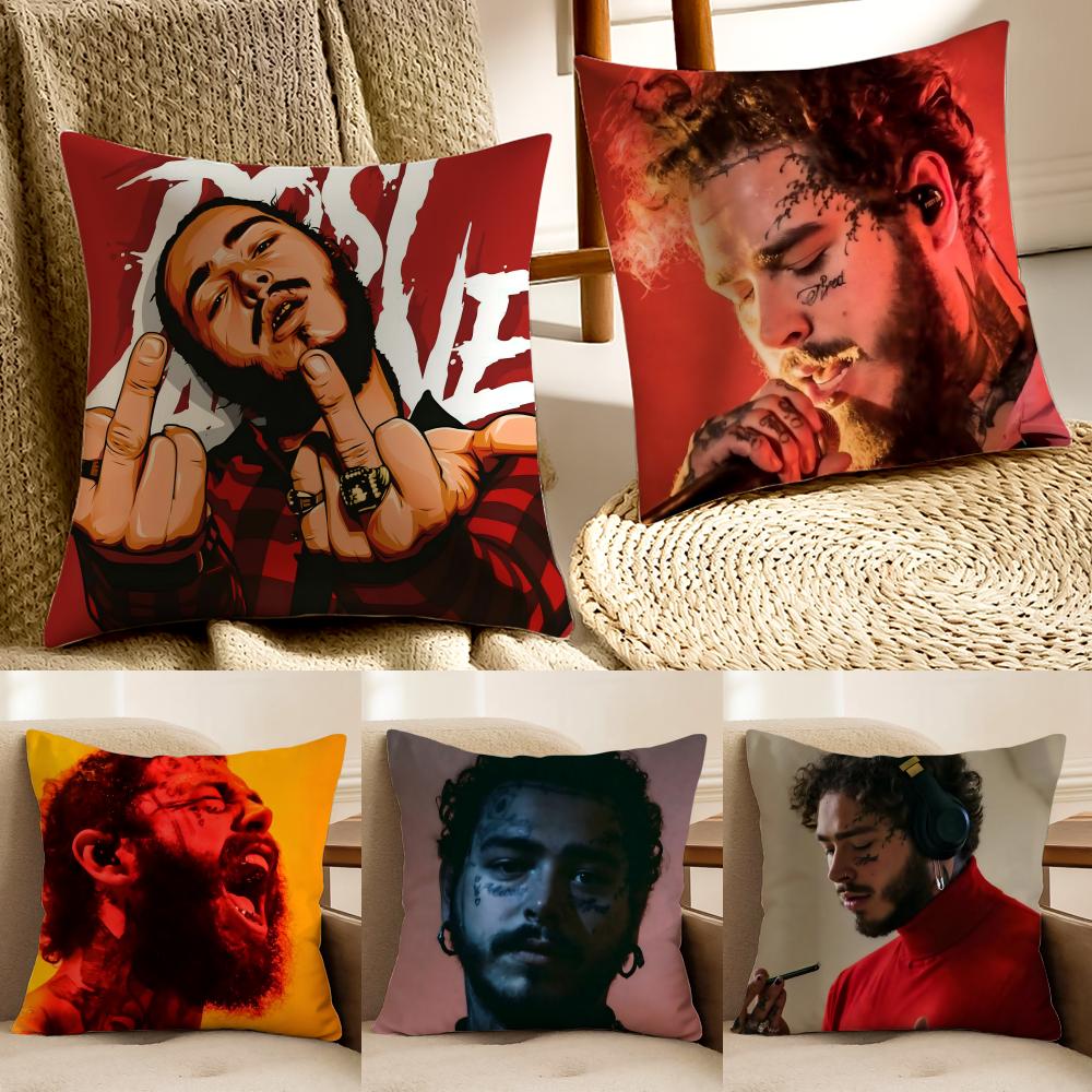 Singer PPost MMalone Cushion Cover Pillowcase Antidustmite living Room Sofa Decor Cushion Room