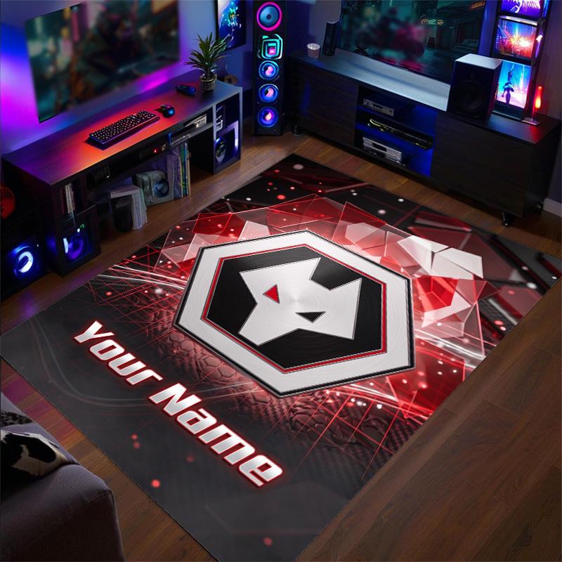 Crystal Velvet Rug Wolverhampton Wanderers Football Print Custom Name Text Floor Mat Home Decor