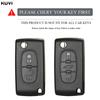 Plating Tpu 2/3 Buttons Car Remote Key Case Cover Shell For Citroen C2 C3 C4 C5 C6 C8 For Peugeot 107 207 307 307S 308 407 607