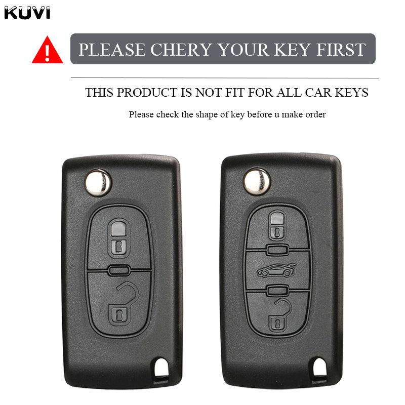 Plating Tpu 2/3 Buttons Car Remote Key Case Cover Shell For Citroen C2 C3 C4 C5 C6 C8 For Peugeot 107 207 307 307S 308 407 607