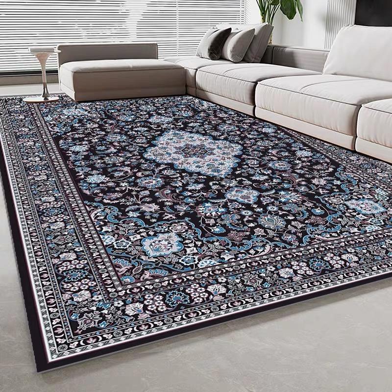 Americký Retro Praný Zadní Imitace Kašmírový Koberec Obývací Pokoj Pohovka Konferenční Stolek Deka Domácnost Ložnice Podlahová Rohož