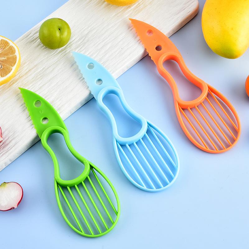 Multifunctional Kiwi and Avocado Slicer Tool for Kitchen Use