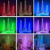 1.2/1.5/1.8M Spiral Artificial lighted Christmas Tree With RGB Changeable Fairy Light Outdoor DIY Christmas Light Show Tree
