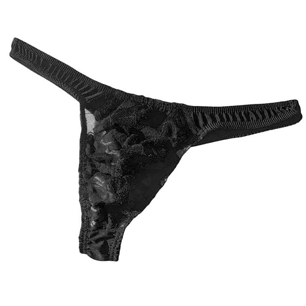KNX] Lencería Sexy Para Hombres Ropa Interior Encaje Malla G-string Tangas  Pantas Calzoncillos comprar a buen precio — entrega gratuita, reseñas  reales con fotos — Joom