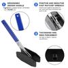 Brake Caliper Tool Universal Disc Brake Piston Caliper Compression Tool with 2 Brake Caliper Hooks Brake Caliper Press 360 Degree Ratchet Brake Tool