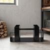 2 Pieces Carbon Steel Firewood Rack Component Sturdy for Patios, Garages