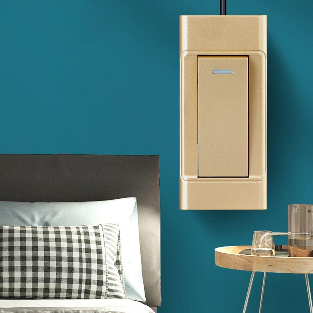 Bedroom Bedside Lamp Button Surface Mount Switch Installation Bedside Bedside Switch Switch Panel