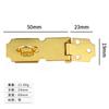 10Pcs Cabinet Box Locks Spring Loaded Latch Catch Toggle Stainless Steel Mini Spring Loaded Buckle Latch For Luggage Wooden Case
