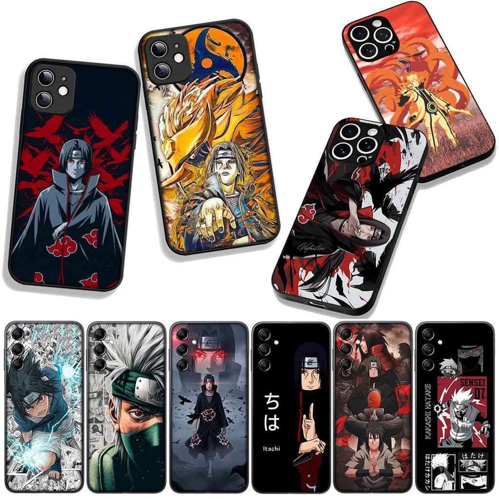 Anime Narutos Kakashi Itachi for Samsung Galaxy A25 A37 A57 A12 A14 A31 A41 A50 A51 A70 A71 A72 A21S A04 M15 Note 20 9 8 10 Case