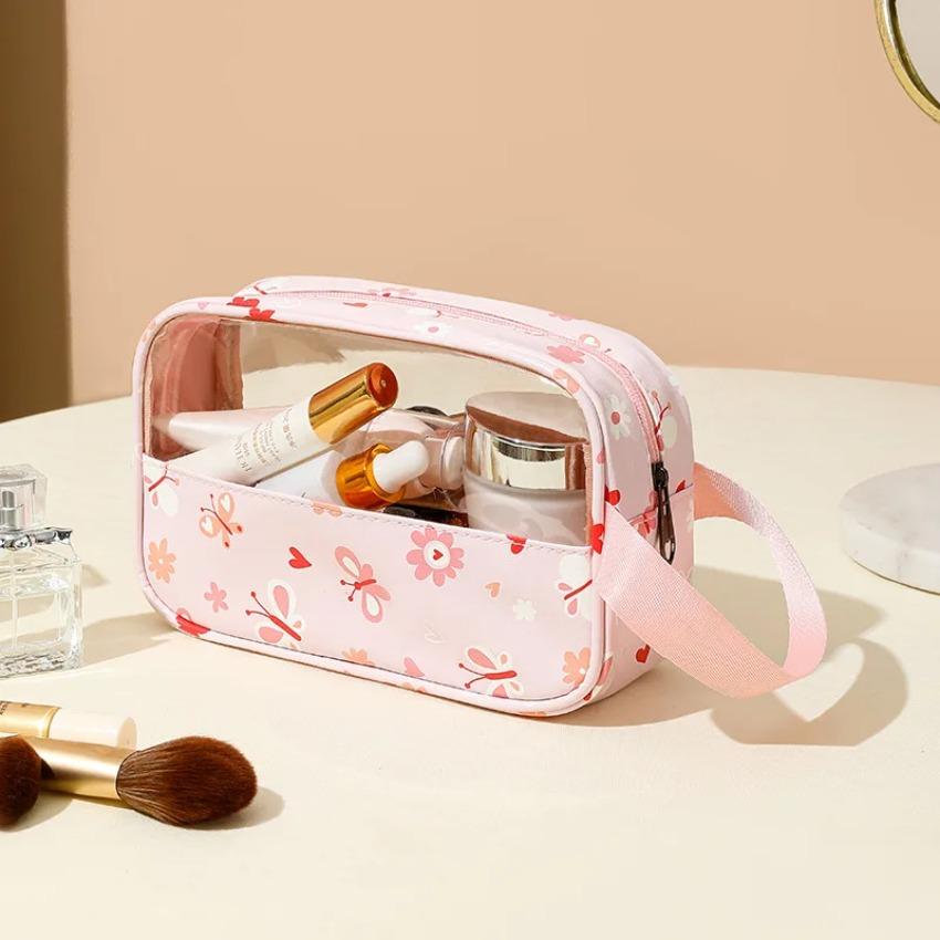

Women s Makeup Bag 3pcs Set Macaron Printed Wash Bag Travel Essential Portable Storage Bags Waterproof cosmetic bag Bath Bags small