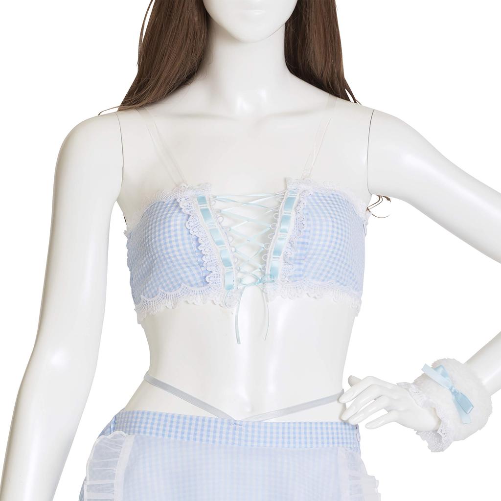 Clearstone SugarWhip Cosplay Halloween Bunny Maid Milk Blue Soda, Women's,