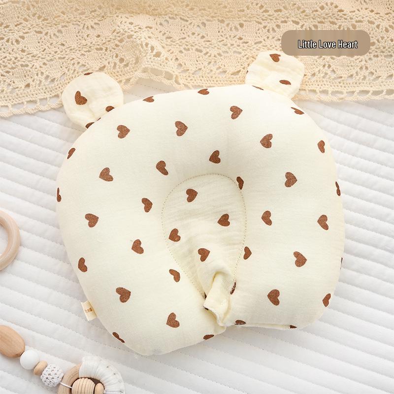 Class A Cotton U-Shaped Rabbit Ear Baby Pillow - Washable, Anti-Startle & Soothing Shaping Pillow
