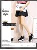 Korean Style Women's Thick-Soled Suede Sneakers with Air Cushion and Zipper for Autumn and Winter