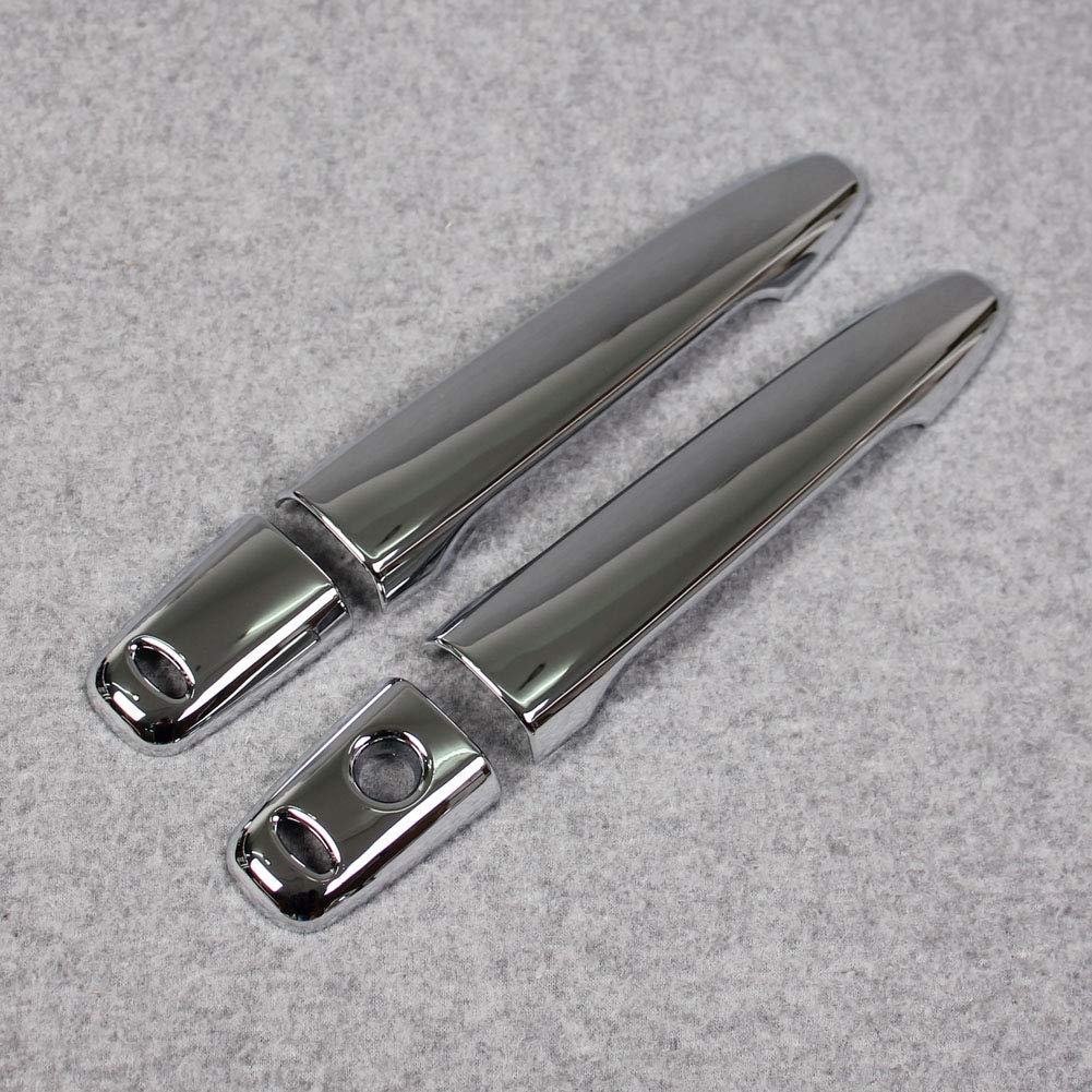 RUIQ Mitsubishi Delica Standard Grade Chrome Outer Door Handle Covers Designed Specifically for the Mitsubishi Delica D5 D5 (Full Coverage) -