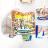 Moscow Crown & Storybook Castle Fridge Magnet Stickers Russian Travel Souvenir Home Decor Unique Literary Gift