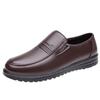 Summer new soft leather Doudou shoes business men's casual leather shoes men's shoes Douyin leather shoes