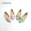 Wear French Women's Single Shoes New, Spring and Autumn Square Head Flat Heel Single Shoes with Versatile Work Ladyshoes