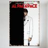 Collector's Edition Al Pacino Half Black Half White Distressed Metal Tin Sign Vintage Retro Movie Poster for Man Cave Bar Home D