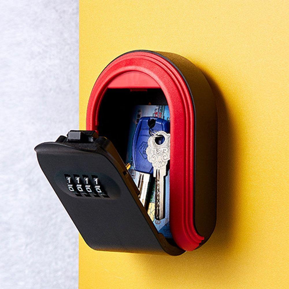 Mechanical Combination Lock Password Key Box Full Plastic Key Storage Box Entrance