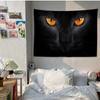 Black Cat Tapestry Office Living Room Tapestry Home Wall Decoration Tapestry