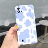 Für Hülle Realme C11 2021 RMX3231 Case Schale Kuh Leopardenmuster Farbblock Gehäuse Tasche Auf RealmeC11 C 11 2021 Fundas Coques Weich