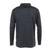 FootJoy Modern Classic Sketch Flower Print Long Sleeve Golf Shirt, Men's, Black, Size M (FJ-F23-S03)