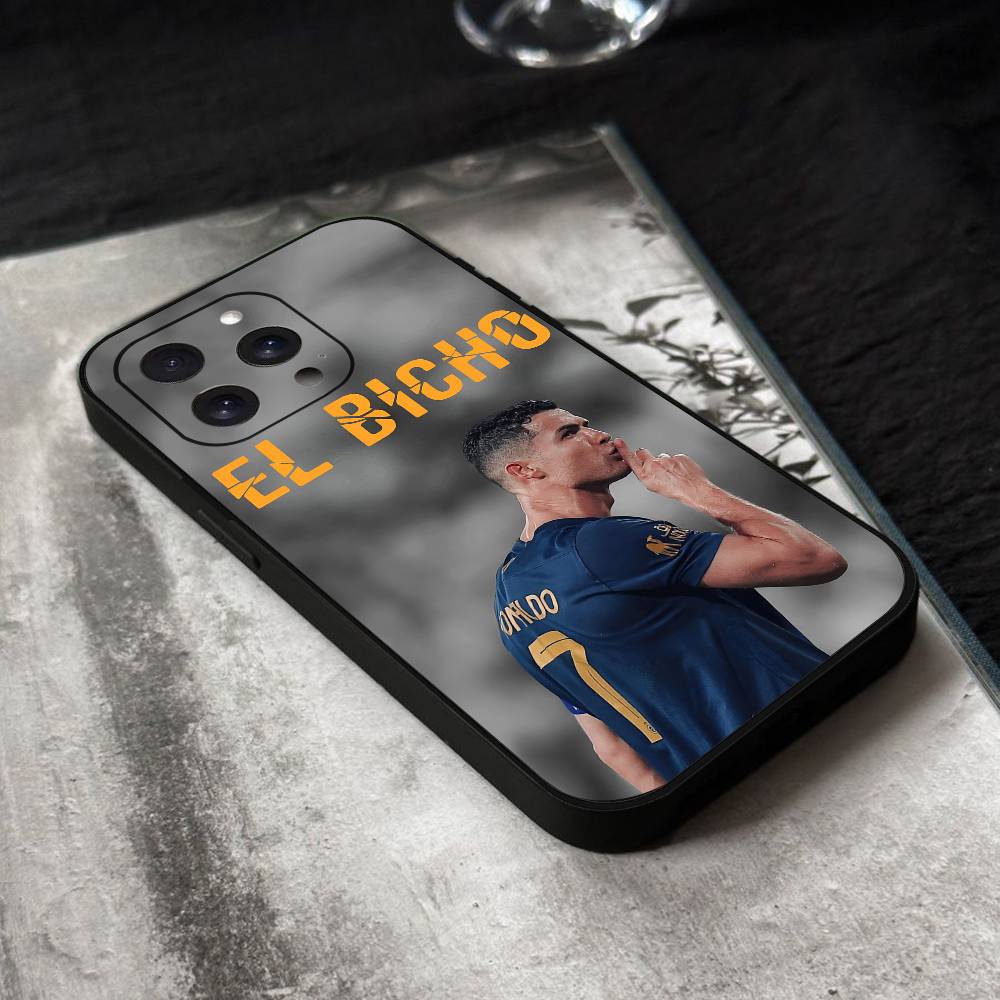 

C-Криштиану Звезда R-Роналду CR7 Чехол для телефона Черный Силикон Мягкий Корпус Для IPhone 17 16 15 14 13 12 11 Air Pro Max Plus Горячая Распродажа iphone 14 Pro