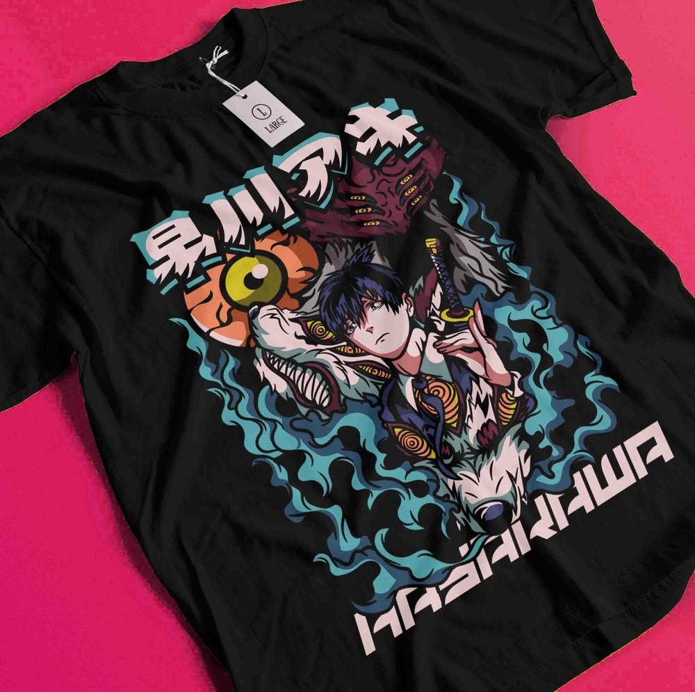 

Chainsaw Man Power Tshirt Aki T-Shirt Makima Asa Anime Denji Shirt All Size Tee BB012 S