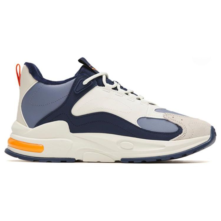 Anta Millennium 5.0 Fabric Synthetic Leather Warm Low-Top Sports Casual Shoes Men Sneakers Ink-Blue 112248985-3