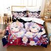 3D Print Anime Girls The Ryuo's Work Is Never Done Bedding Sets Duvet Cover Set With Pillowcase Twin Full Queen King Bedclothes