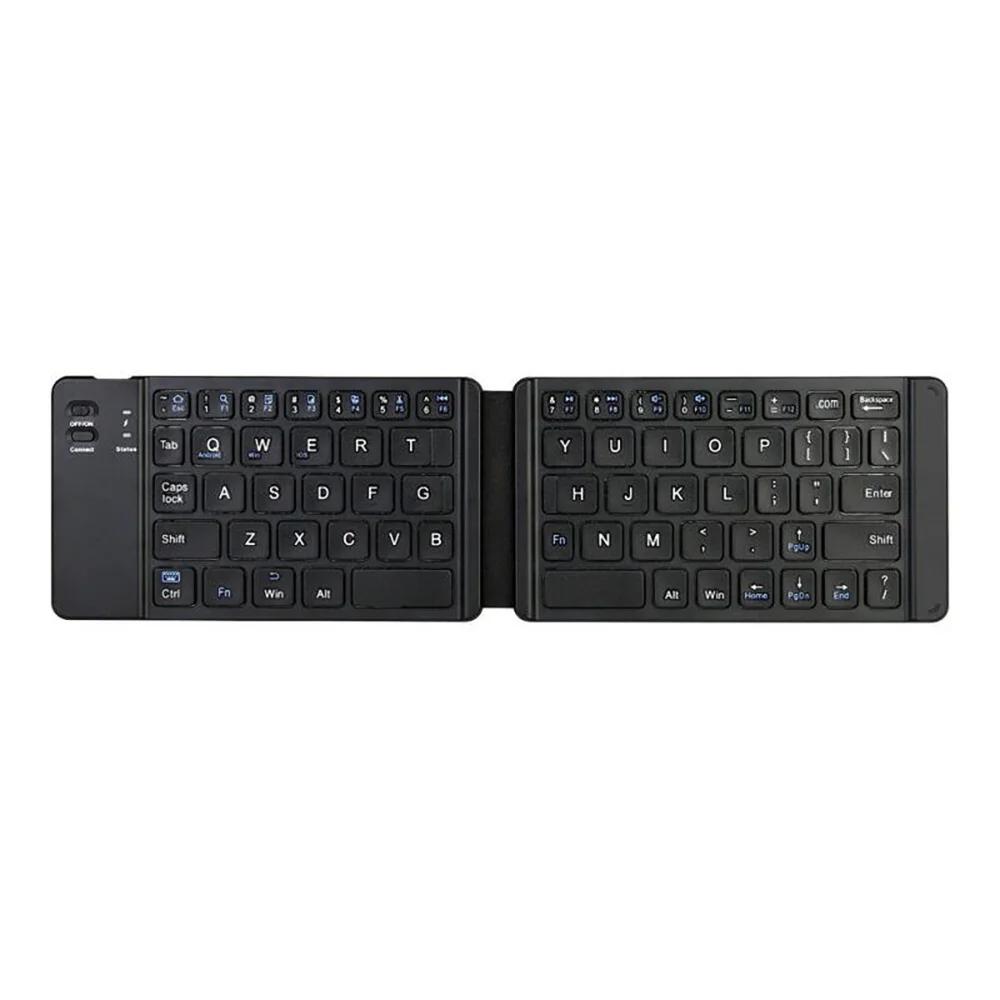 Mini Folding Keyboard Rechargeable Bluetooth Wireless Keyboard for Ipad Tablet Phone Portable Foldable Bluetooth Keypad