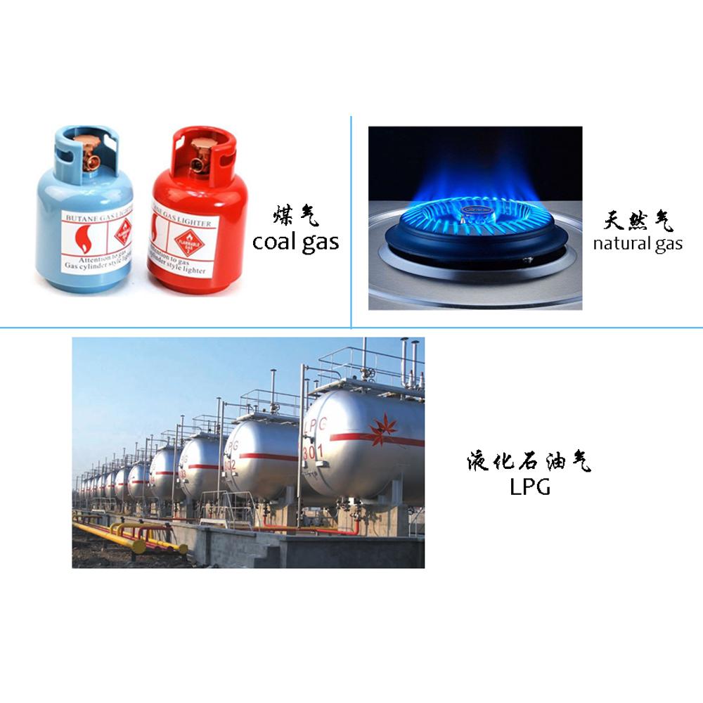 90-240VAC Kitchen CH4 Natural Gas Leaking Detector Magnetic Solenoid Valve Cut Off Coal Gas Fire Alarm Sensor For Home Security