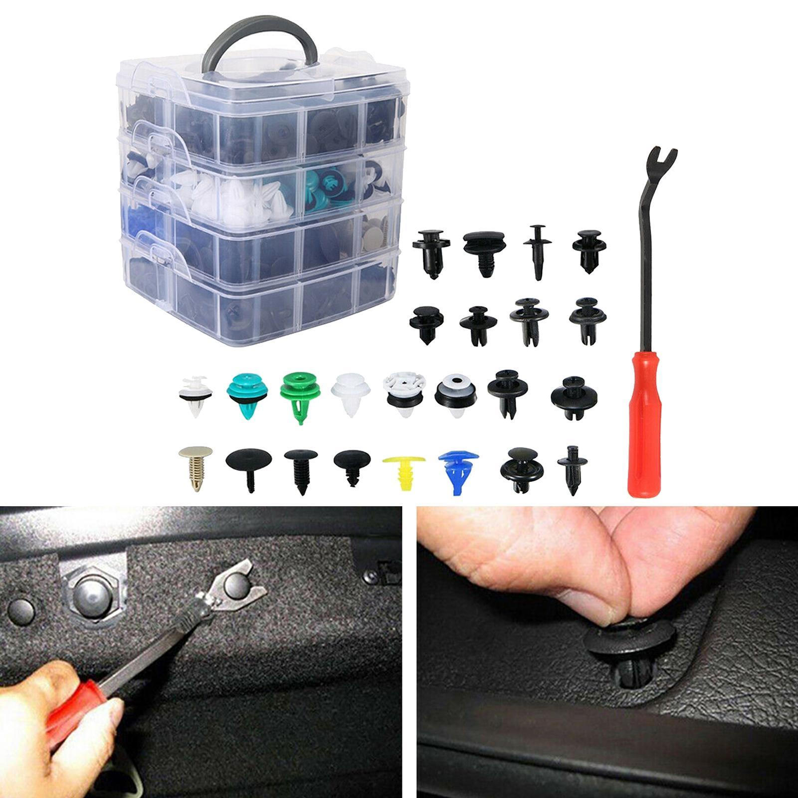

620pcs/Set Boxed Car Plastic Retainer Clips Auto Bumper Clip Repair Parts Liner Kit 24 Kinds