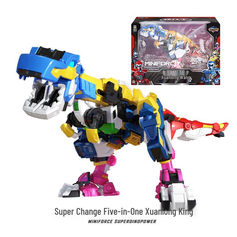 Zhan Gao Mini Force Super Dinosaur Power Series 2 Transforming Mecha Robot Toy