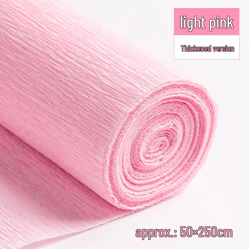 Packung dickes grünes Krepppapier für handgefertigte 3D-Blumen, ideal für Bastelarbeiten in Grundschule und Kindergarten