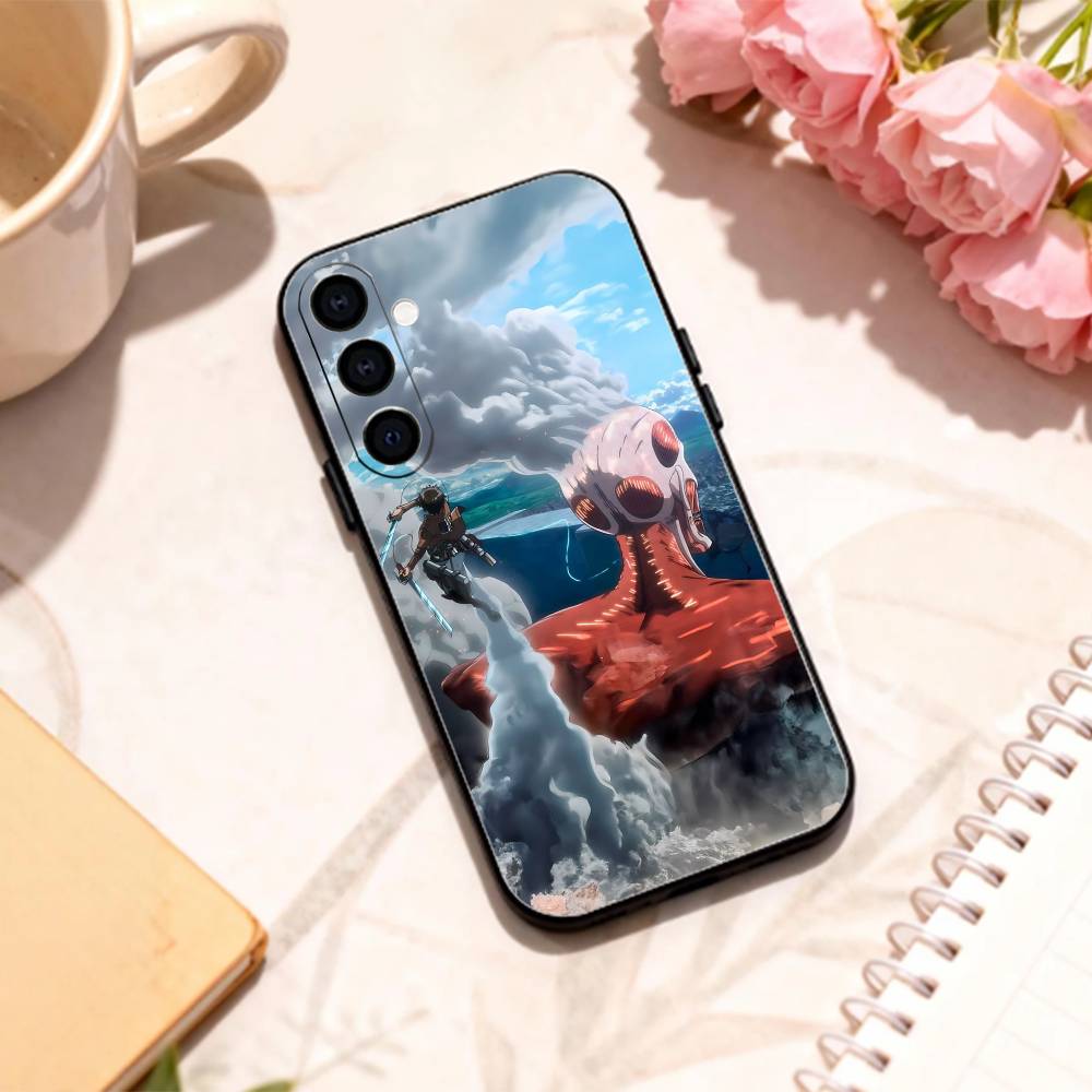 Cool Attack on Titan Freedom   phone Case For Samsung Galaxy A73,A72,A71,A70,A53,A52,A51,Others Soft Black Shell