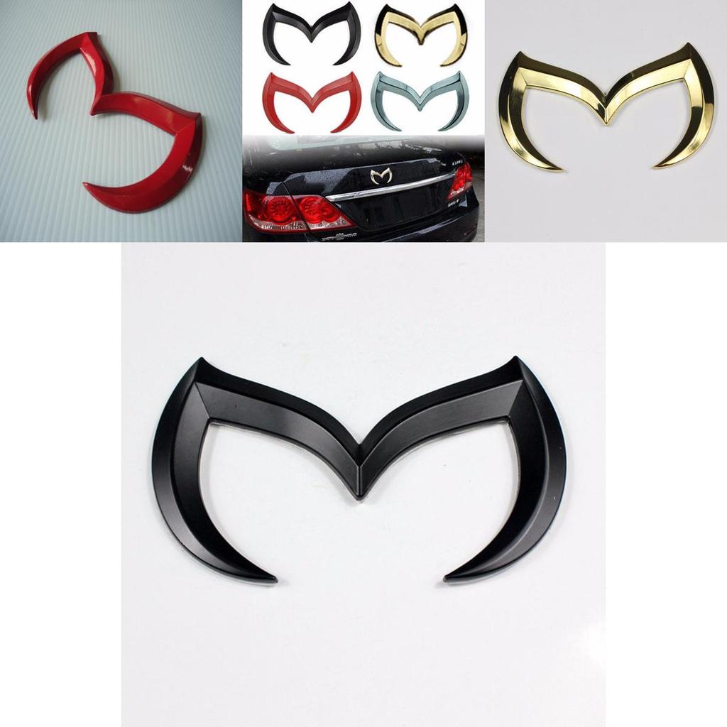 Premium 3d Evil M Emblem Logo Bat Rear Badge Decal For Mazda 3 6 Mazdaspeed Cx Miata