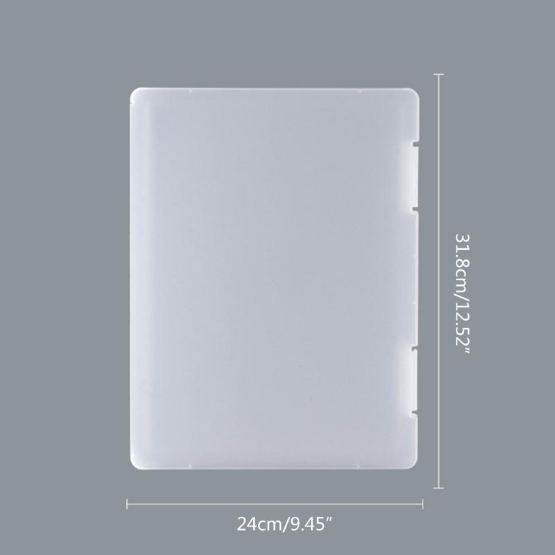 Portable A4 File Box Office Document Storage for Case Portable Project for Case A4 Paper Organizer for Office Travel 12.