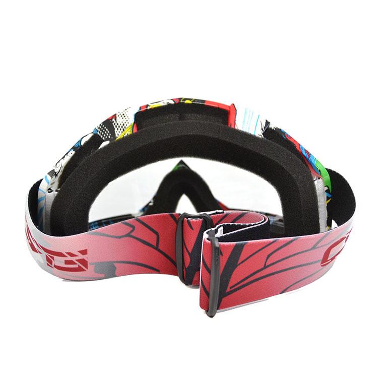 Gogle Kartingowe T815-7 Off-Road i Narciarskie z Wzorem Nanoszonym Metodą Transferu Wodnego QL037