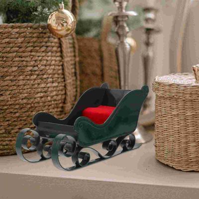Tischplatte Weihnachtsbaum Mini Schlitten Dekoration Stoff Thema Kunststoff Ornament