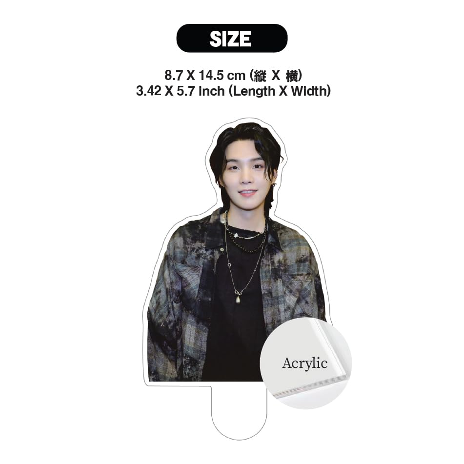 BTS Acrylic Topper Acrylic Stand (Suga 01)