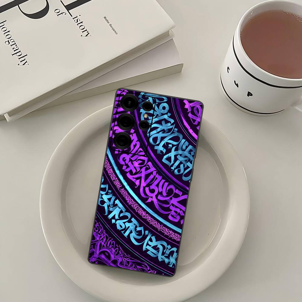 Pokras Totem Design Art Graffiti Phone Case For Samsung S 24 Fe 25 Ultra Plus 20 Lite 21 30 22 23 24 22 Ultra 5G Fundas