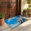 Floor Mat Soft Flannel Rug Non-Slip Absorbent Mat for Bathroom Bedroom Home Decor H-Hunter and H-Hunter Anime