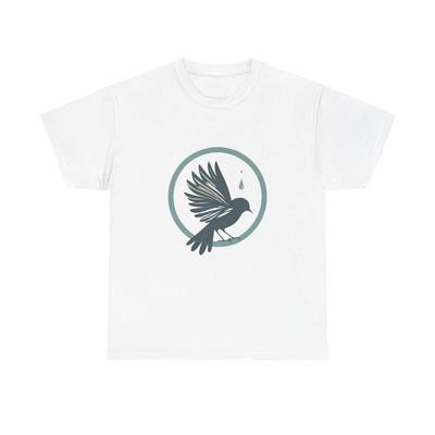 Peaceful Bird T Shirt Artistic Nature Design