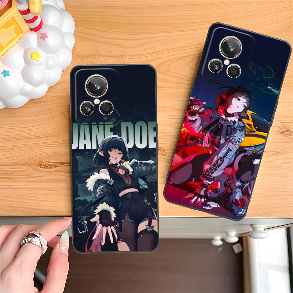 ZZZ Jane Doe Phone Case for Realme GT 8 Neo Pro C75 73 71 C67 65 C55 53 C35 31 C20 15 Soft TPU Shockproof Cover