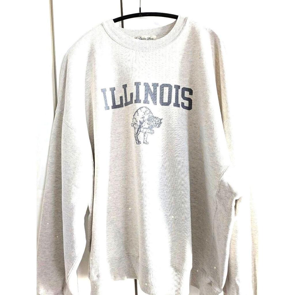 Used MUSE de Deuxieme Classe [REMI RELIEF] ILLINOIS crew neck pullover